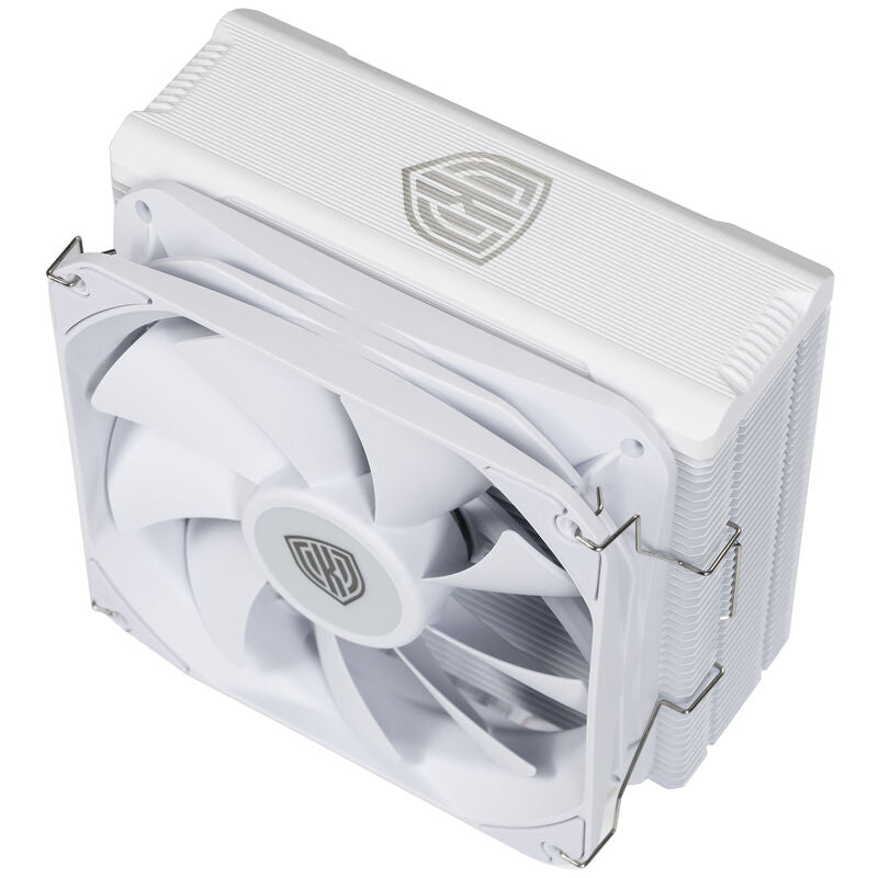 Bakside av Kolink Umbra EX180 White Edition CPU-kjøler