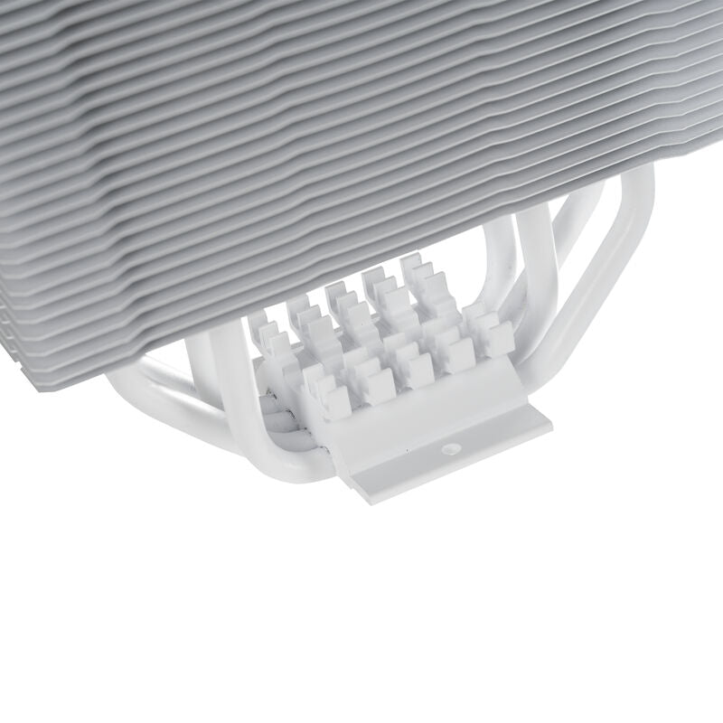 Sideprofil av Kolink Umbra EX180 White Edition CPU-kjøler