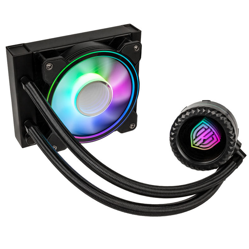 Kolink Umbra Void 120 AIO vannkjøling ARGB 120 mm svart forfra