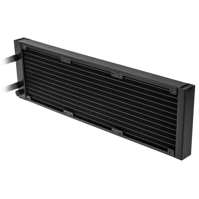 Nærbilde av radiatorlameller på Kolink Umbra Void 360 AIO