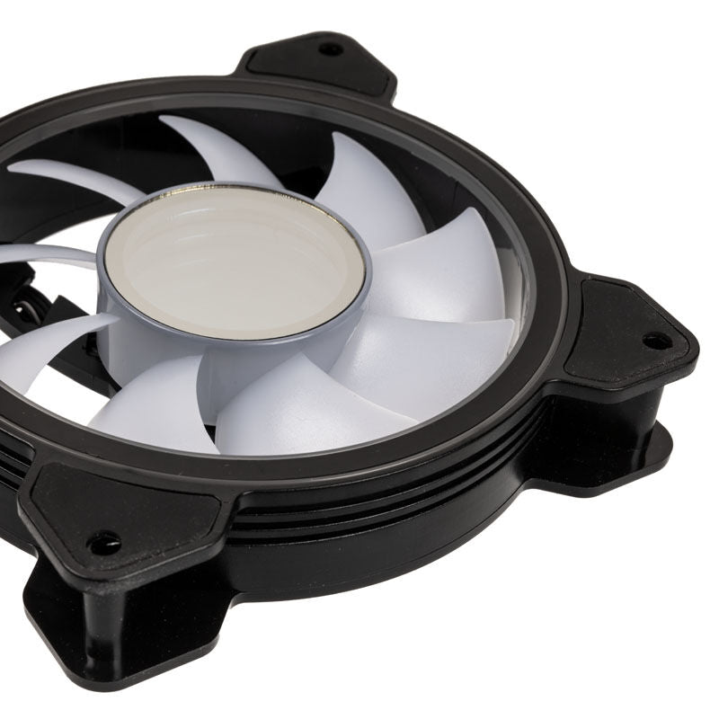 Kolink Umbra Void ARGB PWM vifte 120 mm svart montert i PC