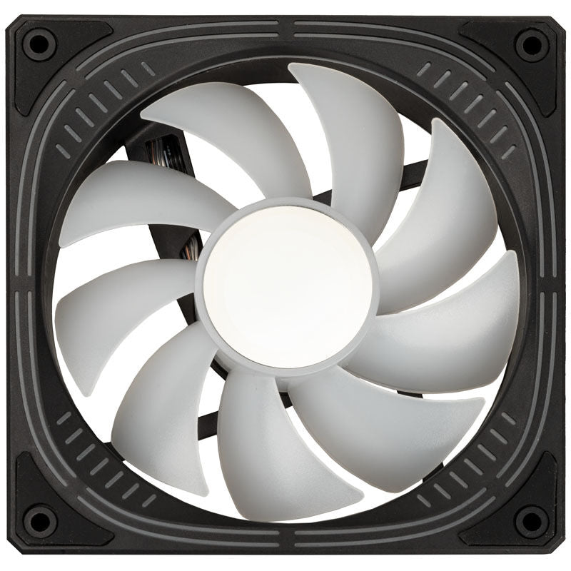 Kolink Umbra Void Pro ARGB PWM vifte 120 mm svart detalj av vifteblader