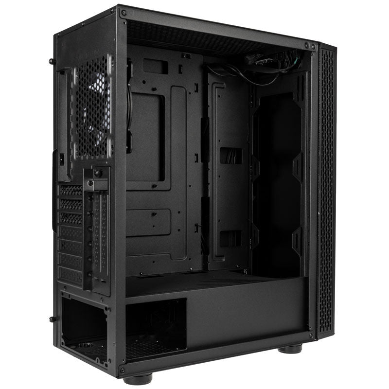 Kolink Void Rift ARGB kabinett midtårn svart I/O-panel øverst