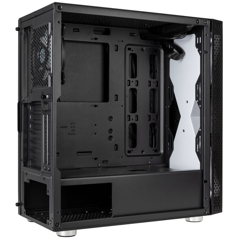 Kolink Void X ARGB kabinett midtårn E-ATX herdet glass svart frontpanel med X-design
