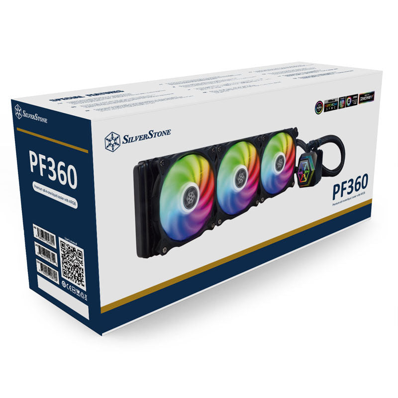 SilverStone Permafrost PF360-ARGB V2 AIO vannkjøling komplett sett