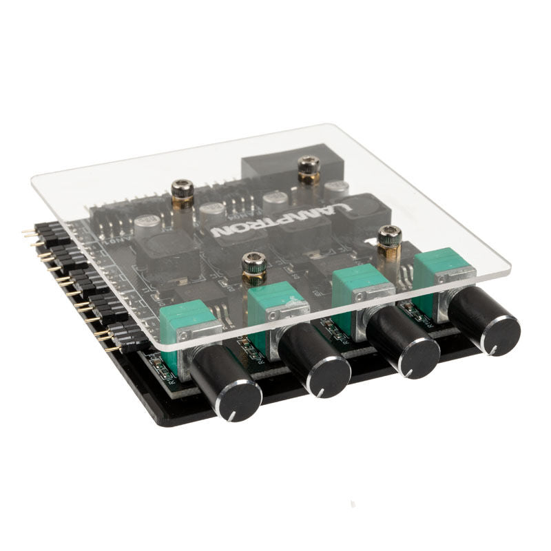 Lamptron CP436 ARGB viftekontroller 4-kanals forfra