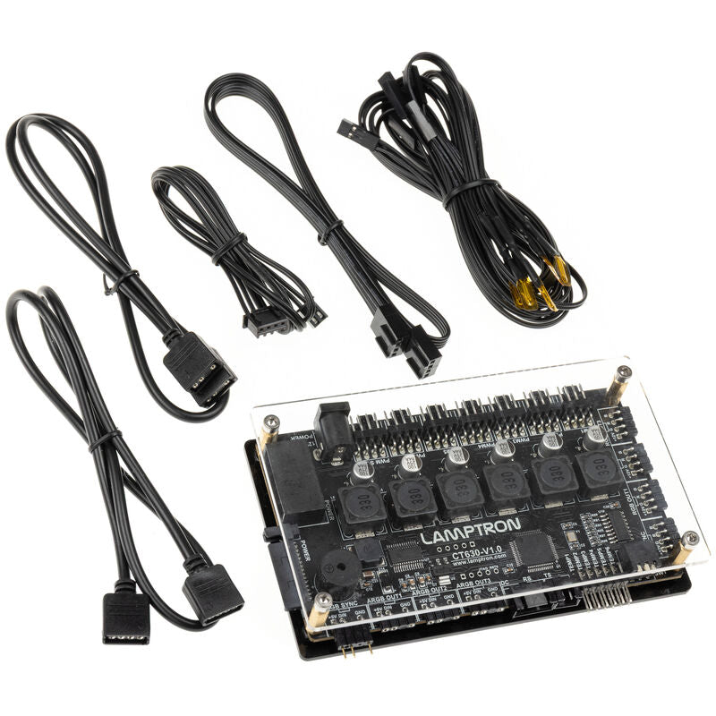 Nærbilde av Lamptron CT630 Auto-Controller PWM ARGB svart