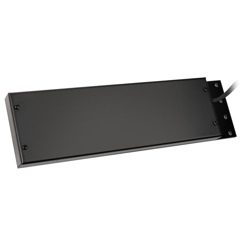 Lamptron CU135 viftekontroller RGB med display ARGB svart nærbilde av kontrollpanel