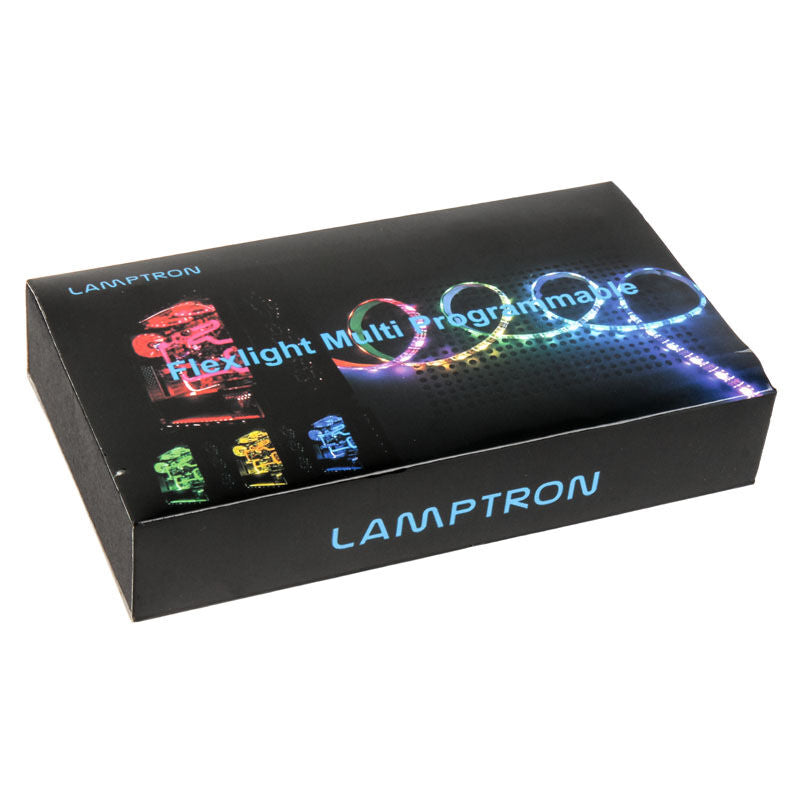 Lamptron FlexLight Multi LED-strips programmerbart kit nærbilde av tilkobling