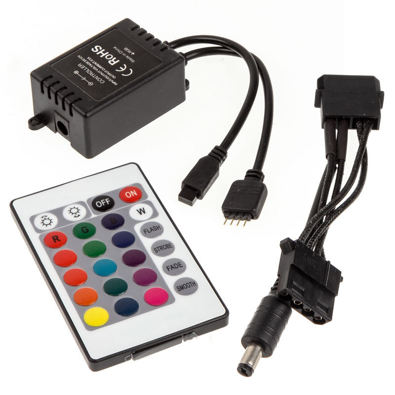 Lamptron FlexLight Multi RGB LED-strip pakket og klar til bruk