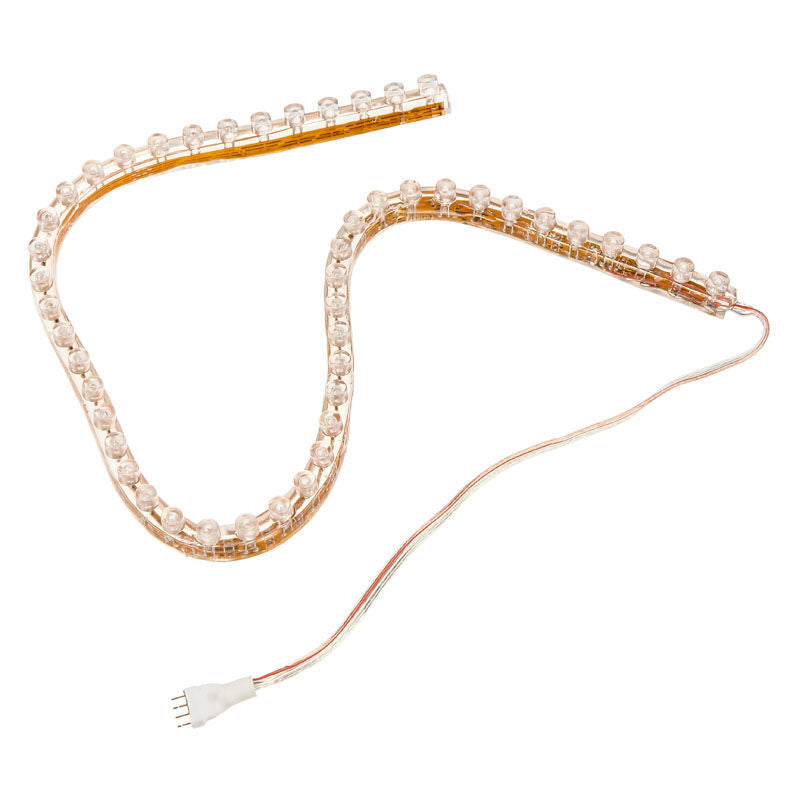 Montert Lamptron FlexLight Multi RGB LED-stripe 48 LEDs 48 cm i PC