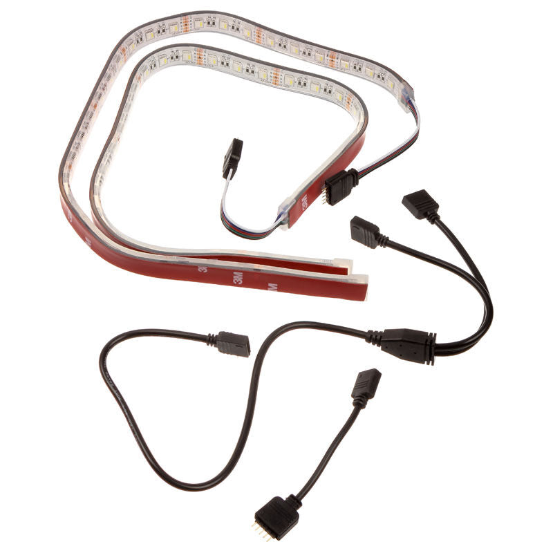 Nærbilde av LED på Lamptron Flexlight Multi Simple RGBW LED-strip