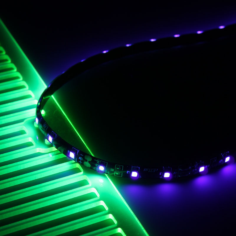Lamptron FlexLight Pro LED-strip 12 LEDs UV 200 mm forfra