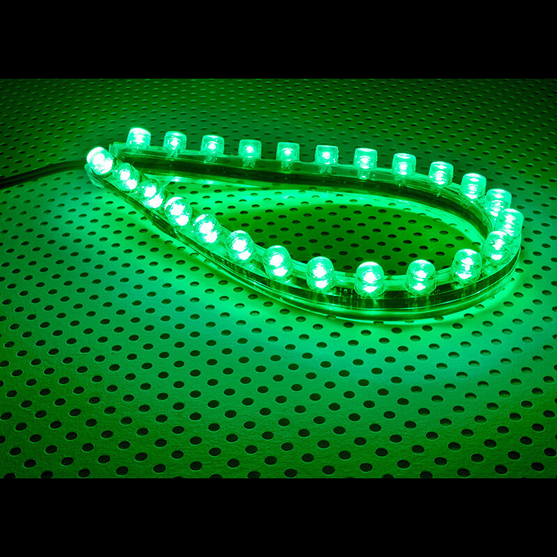 Lamptron FlexLight Standard LED-stripe 24 LEDs grønn 240 mm forfra