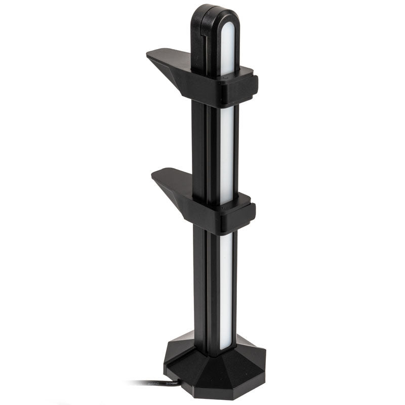 Lamptron GPU-holder ARGB svart magnetisk bakside