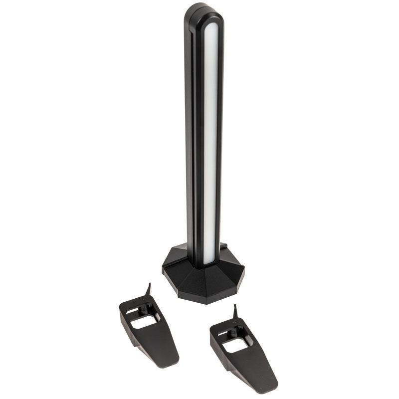Lamptron GPU-holder ARGB svart magnetisk detalj