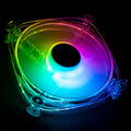 Lamptron Icecloud+ ARGB 120 mm PWM vifte transparent forfra
