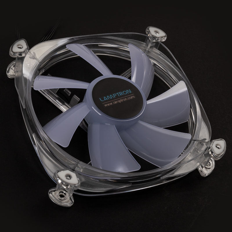 Lamptron Icecloud+ ARGB 120 mm vifte 3-pakk PWM transparent bakside