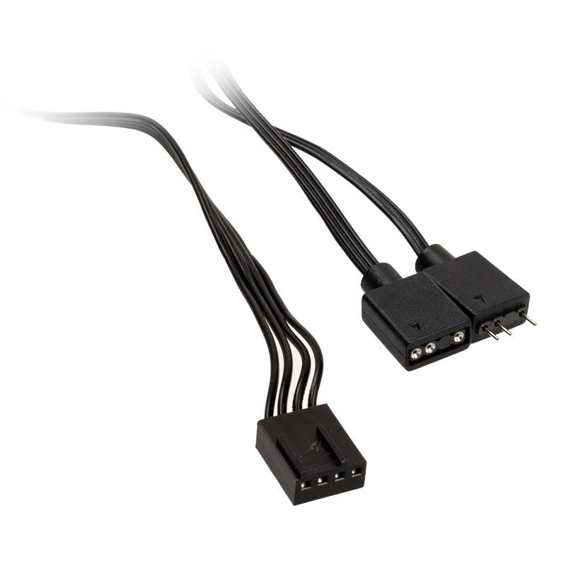 Nærbilde av Lamptron Icecloud+ ARGB 120 mm vifte 3-pakk PWM transparent LED