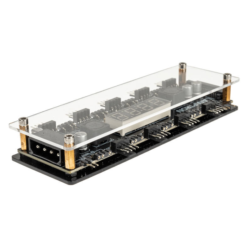 Lamptron LP801 viftestyring med display bakside