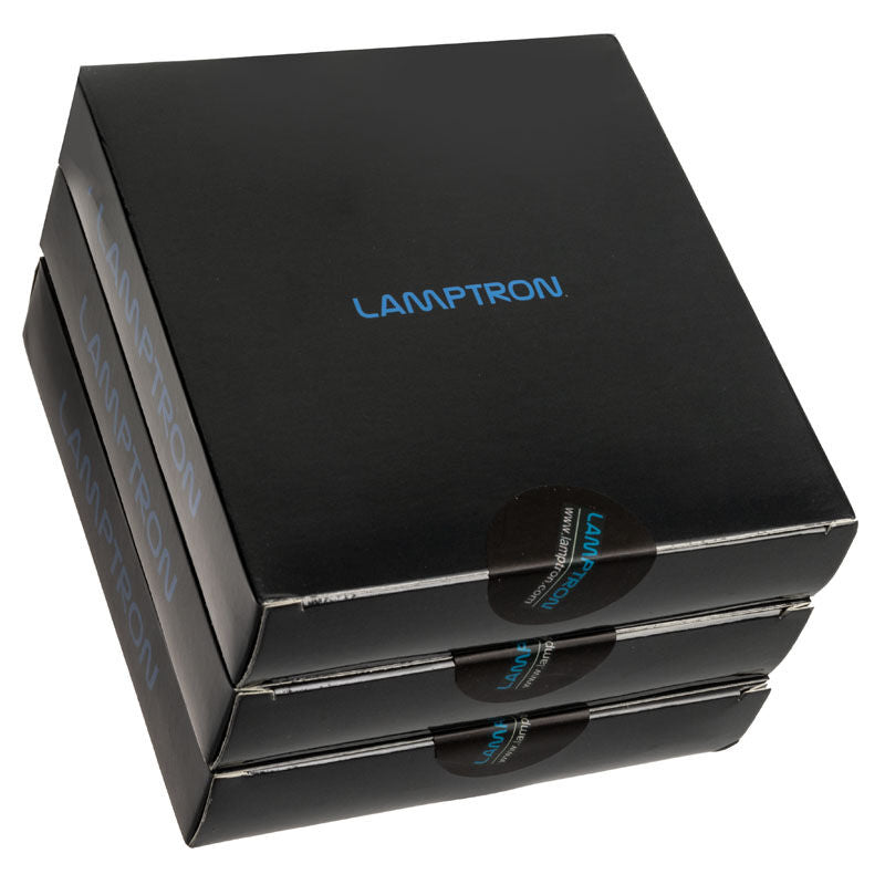 Lamptron PLUTO+ ARGB PWM 120 mm vifte 3-pakk svart vifte med lys