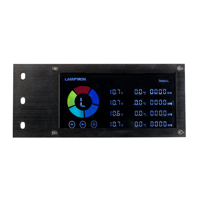 Lamptron SM436 PCI RGB vifte- og LED-kontroller svart bakside