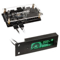 Lamptron TC20 PCI RGB vifte- og LED-kontroller svart forfra