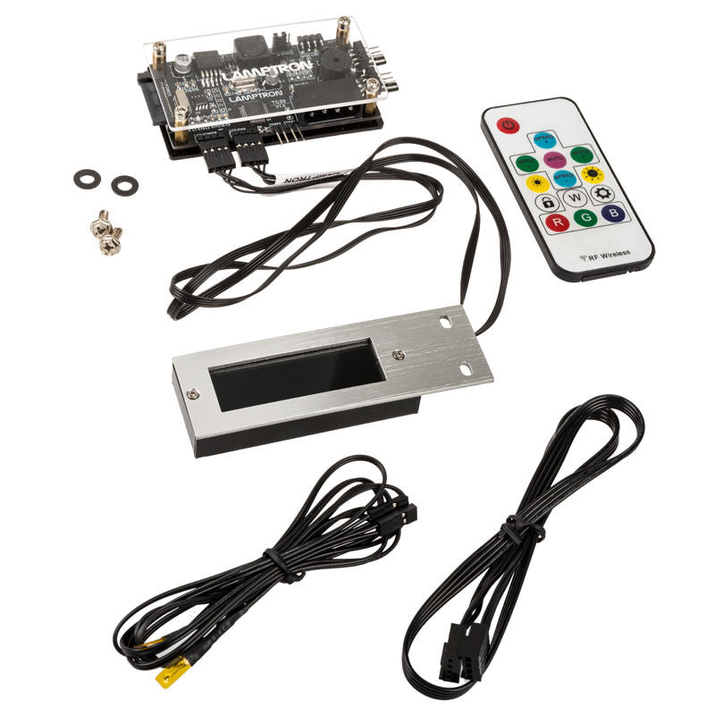 Lamptron TC20 PCI RGB vifte- og LED-kontroller svart oversikt