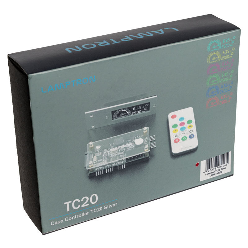Lamptron TC20 PCI RGB vifte- og LED-kontroller svart produktbilde