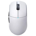 Lamzu Atlantis MINI 8K Champion Edition trådløs gamingmus hvit forfra