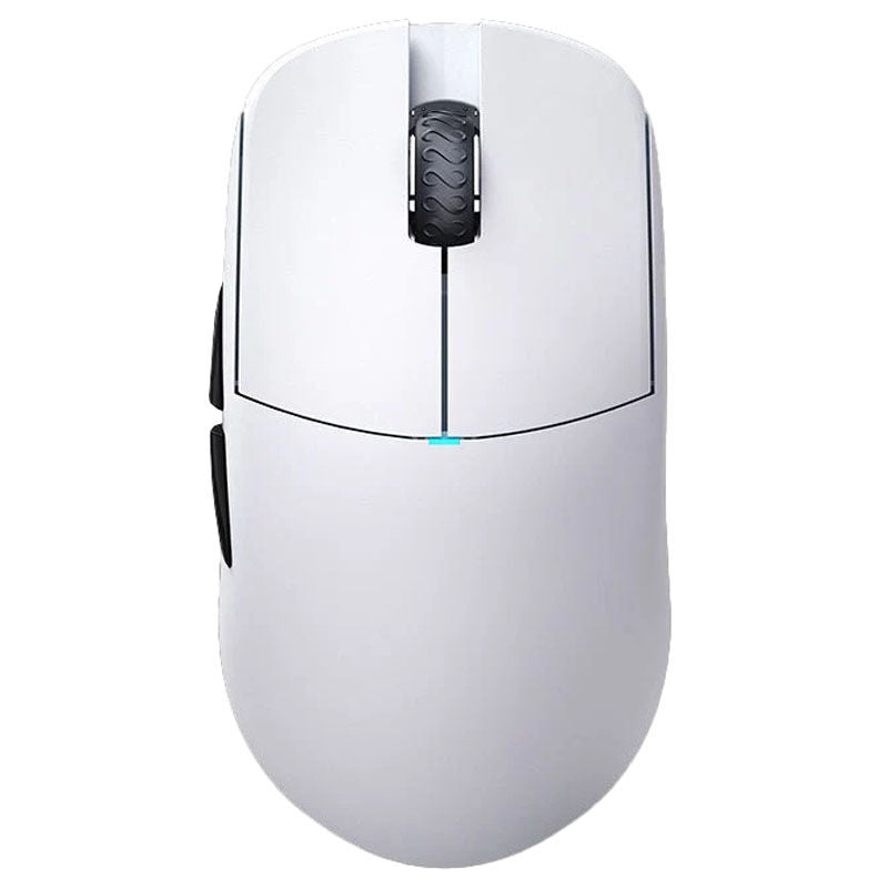 Lamzu Atlantis MINI 8K Champion Edition trådløs gamingmus hvit forfra