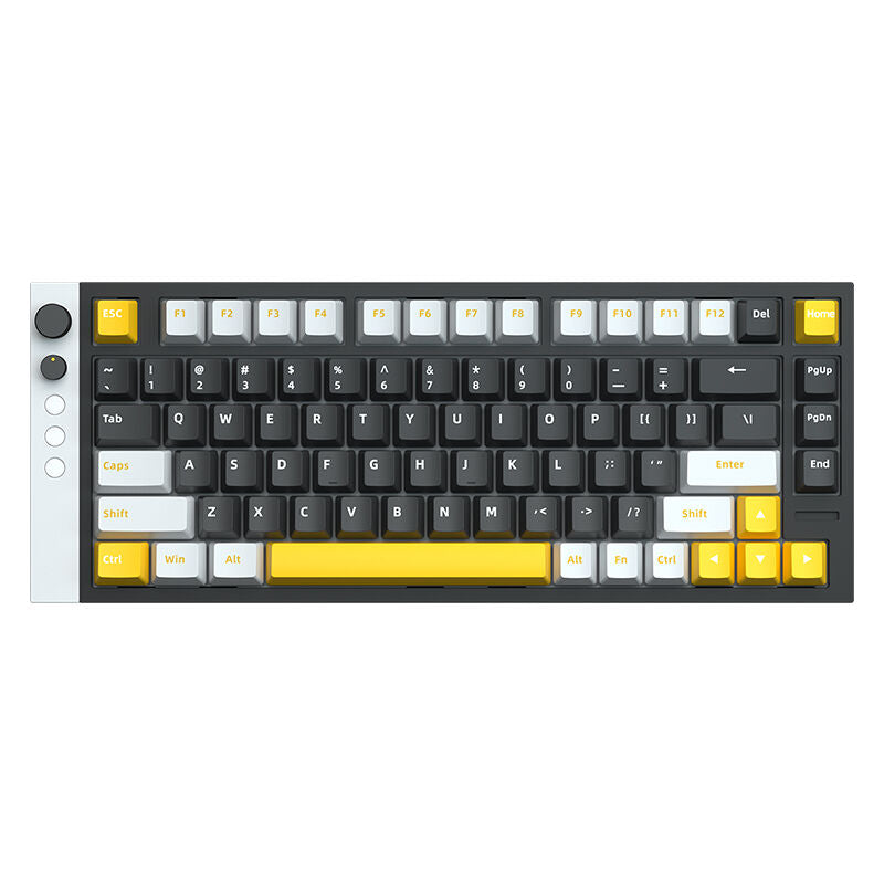 Detalj av taster på Lamzu Jet75 magnetisk gamingtastatur 75% 8000 Hz RGB svart