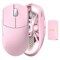 Lamzu Maya X trådløs gamingmus rosa forfra