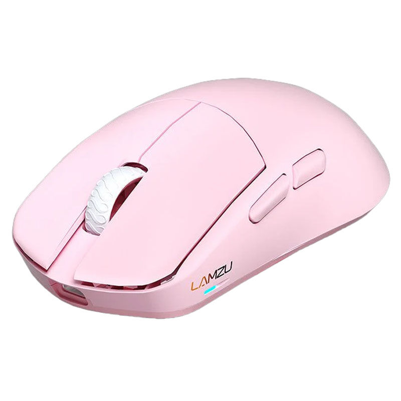 Lamzu Maya X trådløs gamingmus rosa bakside