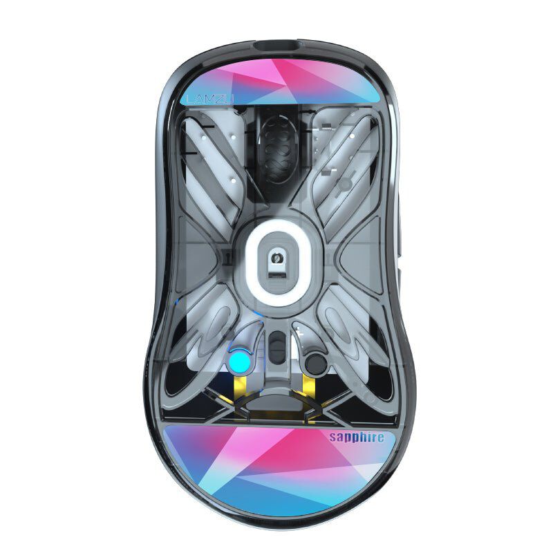 Lamzu Sapphire Skates museskoyter Atlantis Mini Pro safir montert pa mus