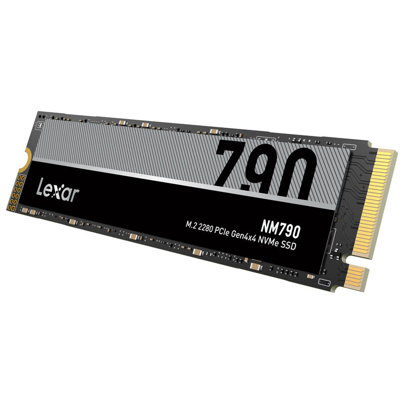 Lexar NM790 NVMe SSD 1 TB PCIe 4.0 M.2 2280 forfra