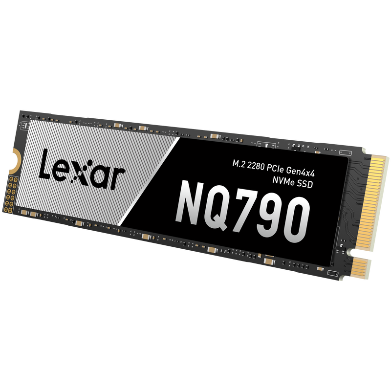 Lexar NQ790 NVMe SSD 4 TB PCIe 4.0 M.2 2280 forfra