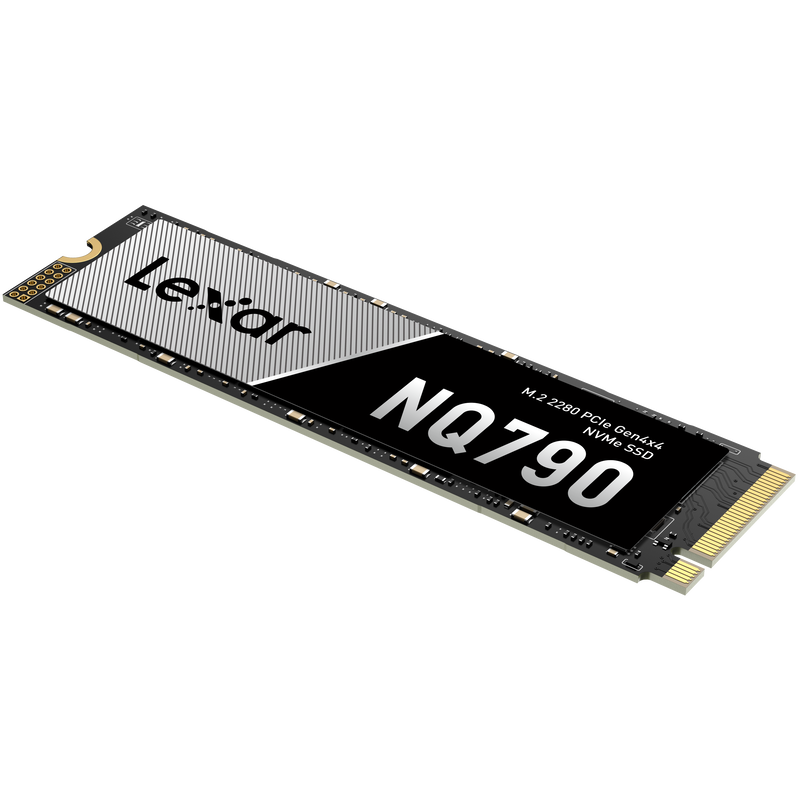 Detalj av Lexar NQ790 NVMe SSD 4 TB PCIe 4.0 M.2 2280