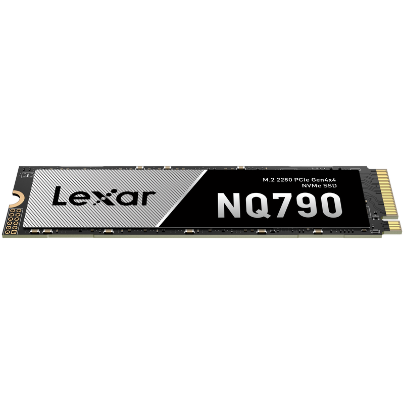Lexar NQ790 NVMe SSD montert i PC