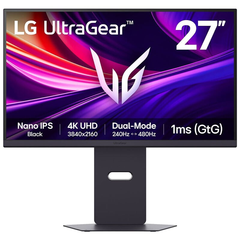 LG UltraGear 27G850A 27" 4K gamingskjerm forfra