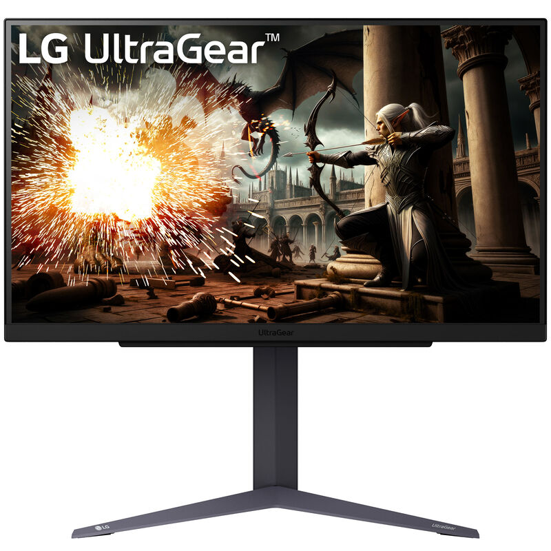 LG UltraGear 27GS75QX-B gamingskjerm bakside