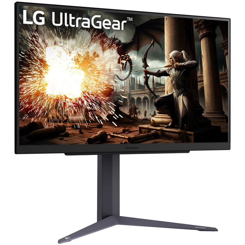 LG UltraGear 27GS75QX-B gamingskjerm forfra