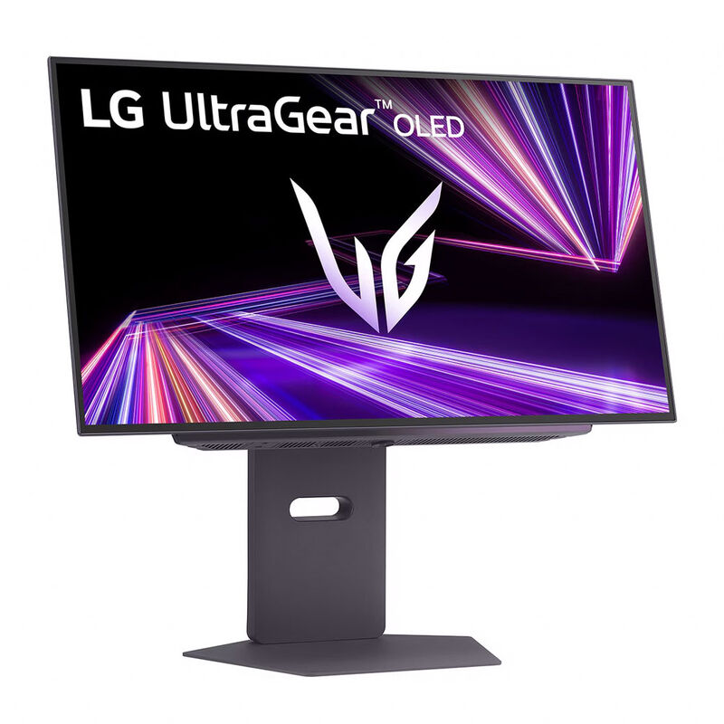LG UltraGear 27GX790A-B bakside med tilkoblinger