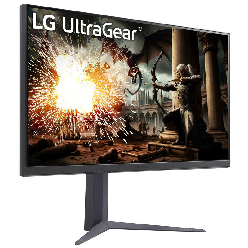 LG UltraGear 32GS75QX-B gamingskjerm bakside