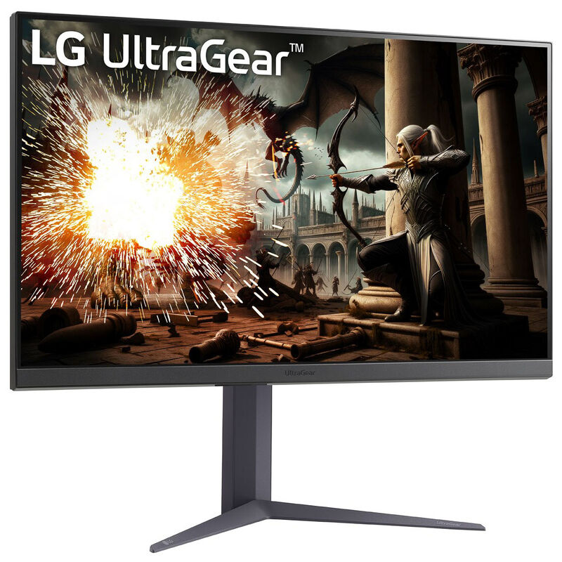 Detalj av LG UltraGear 32GS75QX-B gamingskjerm