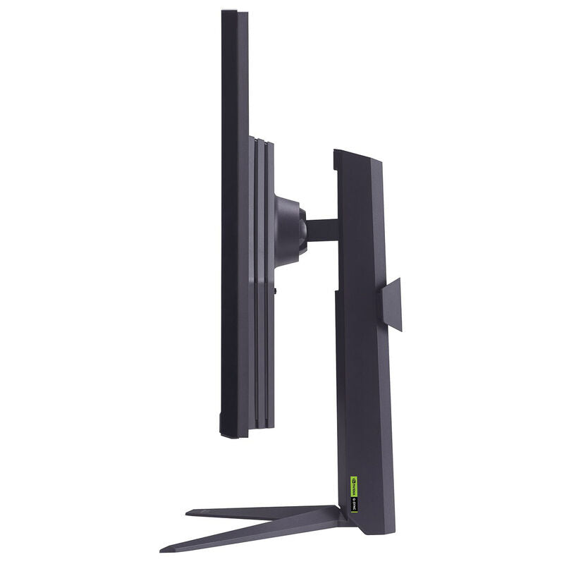Sideprofil av LG UltraGear 32GS75QX-B gamingskjerm