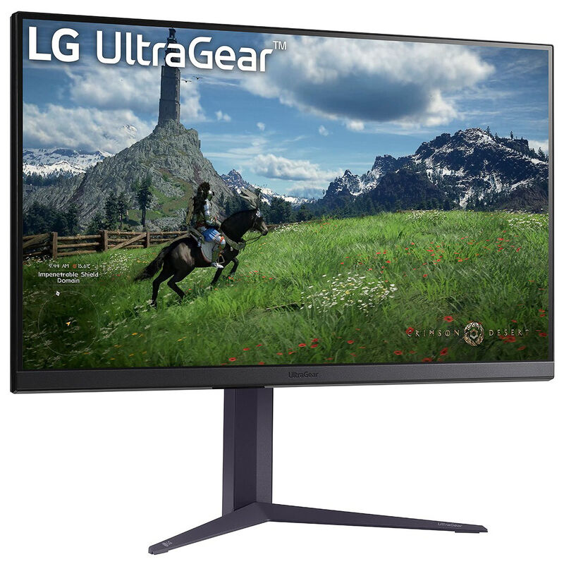 LG Ultragear 32GS85Q-B gamingskjerm detalj av skjerm