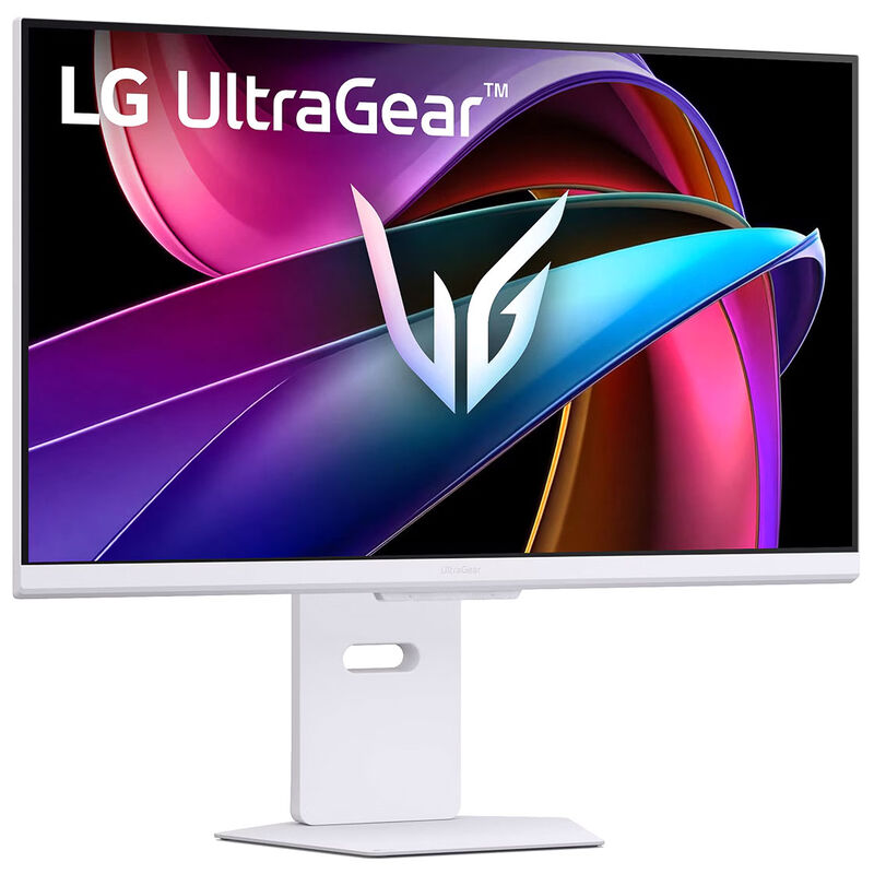 Baksiden av LG UltraGear G8s 32G810SA-W gamingskjerm
