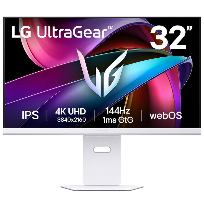 LG UltraGear G8s 32G810SA-W gamingskjerm forfra