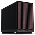 Lian Li DAN Cases A3-mATX Wood Edition kabinett Micro-ATX svart forfra